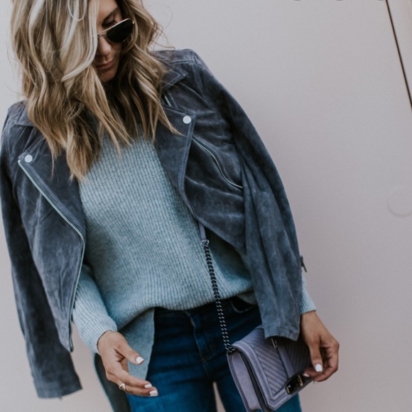 Blank NYC Suede Moto Jacket - Picture 1 of 8